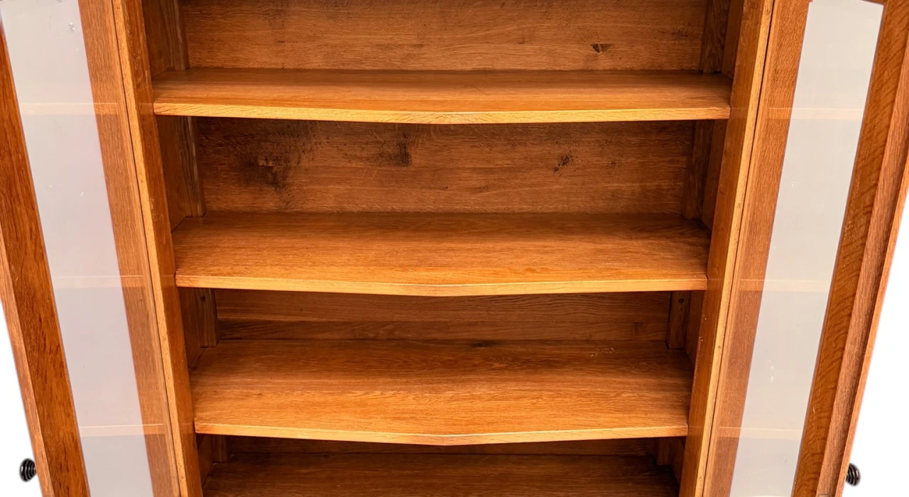 Art Deco Amsterdamse School Bookcase by Hildo Krop for Gebroeders Monsieur